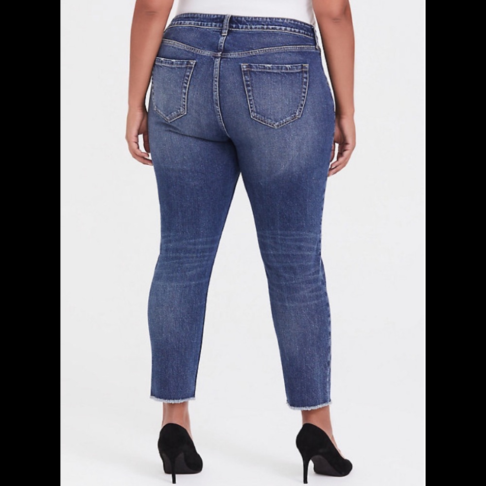 Torrid Premium Raw Hem Skinny Jeans